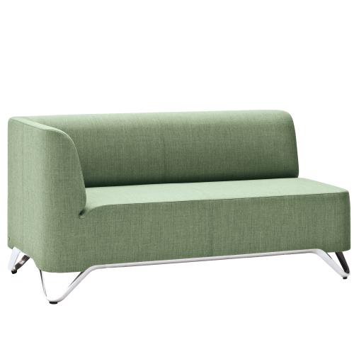 BOXIT 2er-Sofa, mit Armlehne, Gestell: Holz